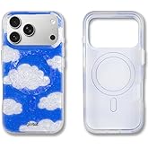 Sonix Case for iPhone 17 Pro | Compatible with MagSafe | 10ft Drop Tested | Glitter Coulds | Day Dream