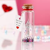 VELENTI Romantic Message in a Bottle Gift - Anniversary Jar for Him Her view 3