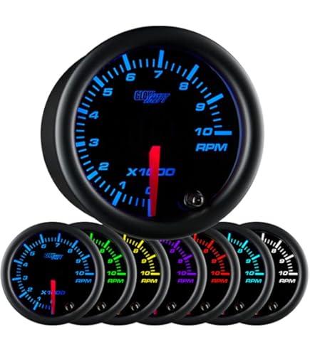 MGS 52mm 2-1/16" Electrical Tachometer For Gasoline 8000 RPM - Foto 5