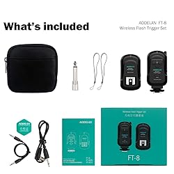 AODELAN Flash Trigger Transmitter and Receiver with