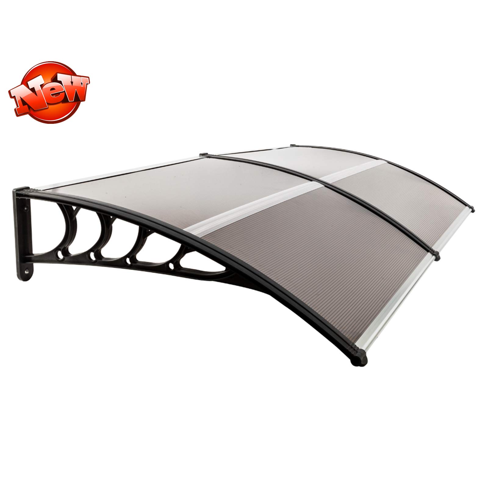 Jresboen Stronger Door Awnings Exterior Outdoor Window Awnings Canopy Exterior for Sun Shade and Rai