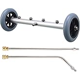 RIDGE WASHER Pressure Washer Undercarriage Cleaner, 16 Inch Undercarriage Washer, Pressure Washer Under Car Cleaner with Stra