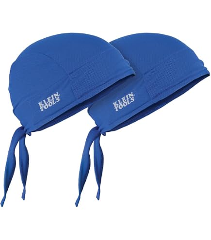 Amazon.com: Klein Tools 60546 Cooling Bandana, Sweat Wicking Under