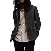 Allsaints Mens Survey Leather Blazer