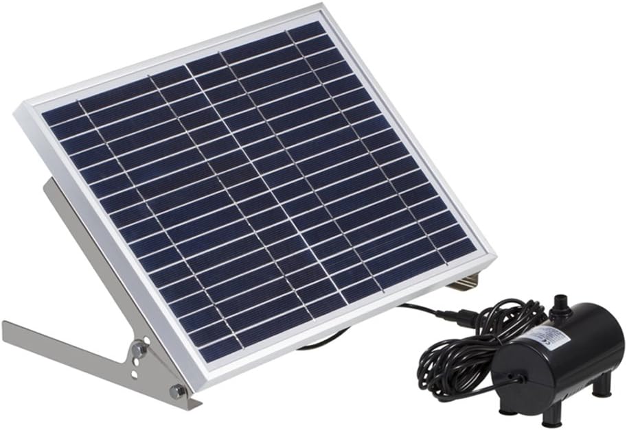 Gofurther GYD100 17V/10Watts Solar Power Panel Kit Water Pump With 6.56 ft Maximum Water Height For Garden Pond Fountain Pool Plants Caring Bird bath