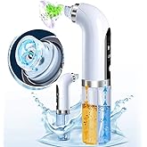 XDMOOS Electric Blackhead Remover Pore Vacuum 2025 - Blackhead Remover Tool with 3 Suction Levels & 6 Attachments for Facial Cleansing and Skin Refinement, USB Rechargeable, Gentle Suction
