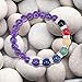 Natural Amethyst Gem Beads, maxin 8MM Semi-Precious stones Bracelet (10mm beads of Amethyst,Lapis Lazuli,Sodalite,Green Aventurine,Yellow Quartzite,Red Quartzite,Black Agate;8mm beads of Amethyst)