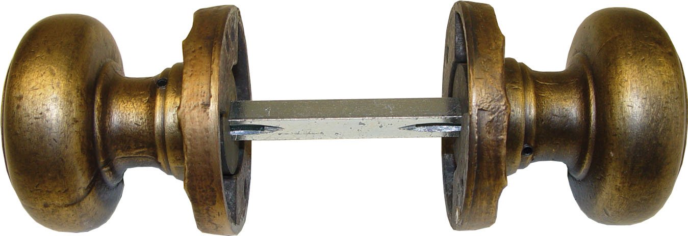 IMEX EL ZORRO El Zorro 76815 Rustic Brass Knob Set with Return