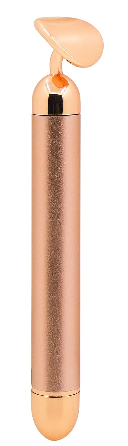Facial Massager Wand Massage Tool - Face Massager for Wrinkles - Anti Aging Skin Tightening Machine Toning Device - Vibrating Handheld Galvanic Sagging - Rejuvenating Skin Care Products Infuser: Beauty
