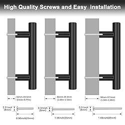Probrico 5 Pack Holes Spacing(64mm) 2.5Inch Kitchen