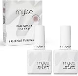 Mylee MyGel Top & Base Coat 2x10ml UV/LED Soak-Off Gel Finish