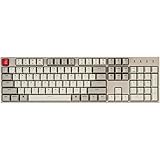 Keychron C2 Full Size Wired Mechanical Keyboard Compatible with Mac, Keychron Red Switch, 104 Keys ABS Retro Color Keycaps Ga