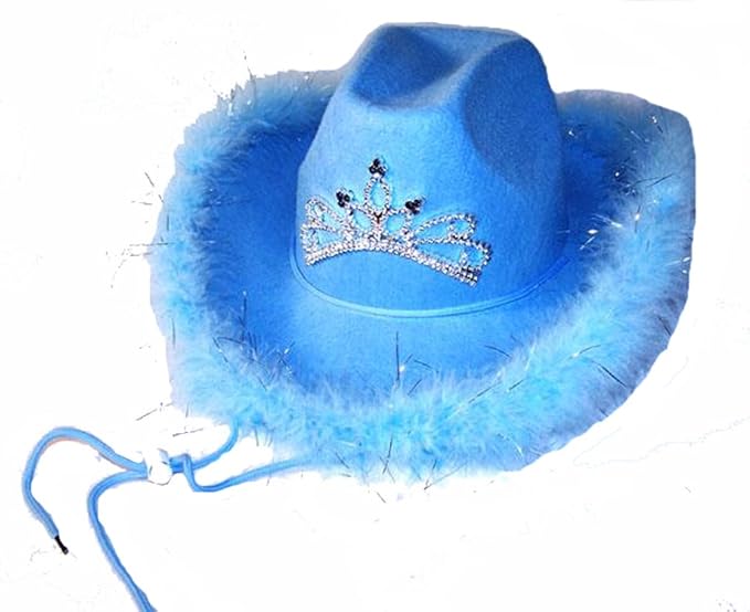 baby blue cowboy hat