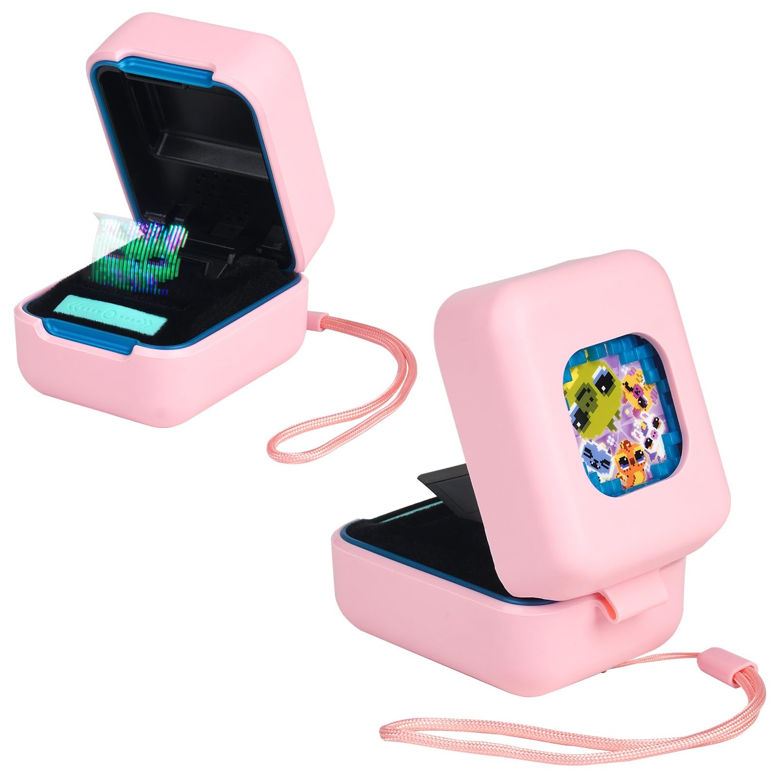 Photo 1 of YouKnow Silicone Case for Bitzee Magicals Interactive Toy Digital Pet and Case, Protective Skin Sleeve for Bitzee Virtual Electronic Pets Accessories (Case Only) (Pink)