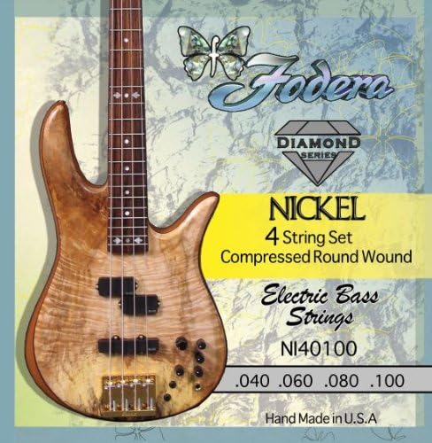 Fodera NI40100 4-String Bass Guitar Strings Set .040 – .100 Nickel