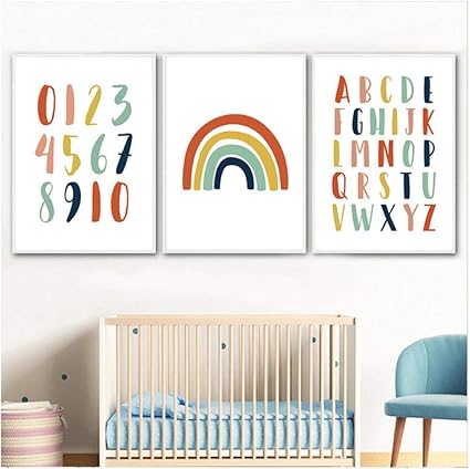 alphabet decoration for nursery