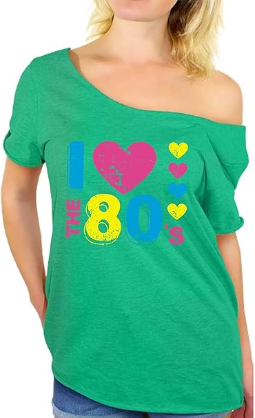 80s fashion off the shoulder