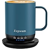 Kepwam Heated Coffee Mug T1-14oz Fast Heating