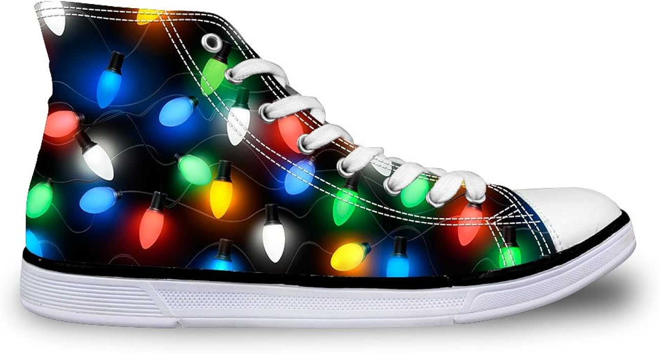 colorful high top shoes