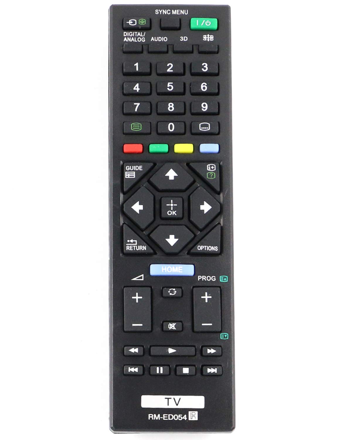 VINABTY RM-ED054 Replacement Remote Fit for Sony LCD TV Bravia KDL-46R473A KDL-46R470A KDL-40R474A KDL-40R473A KDL-40R471A KDL-40R470A KDL-32R424A KDL-32R423A KDL-32R421A KDL-32R420A