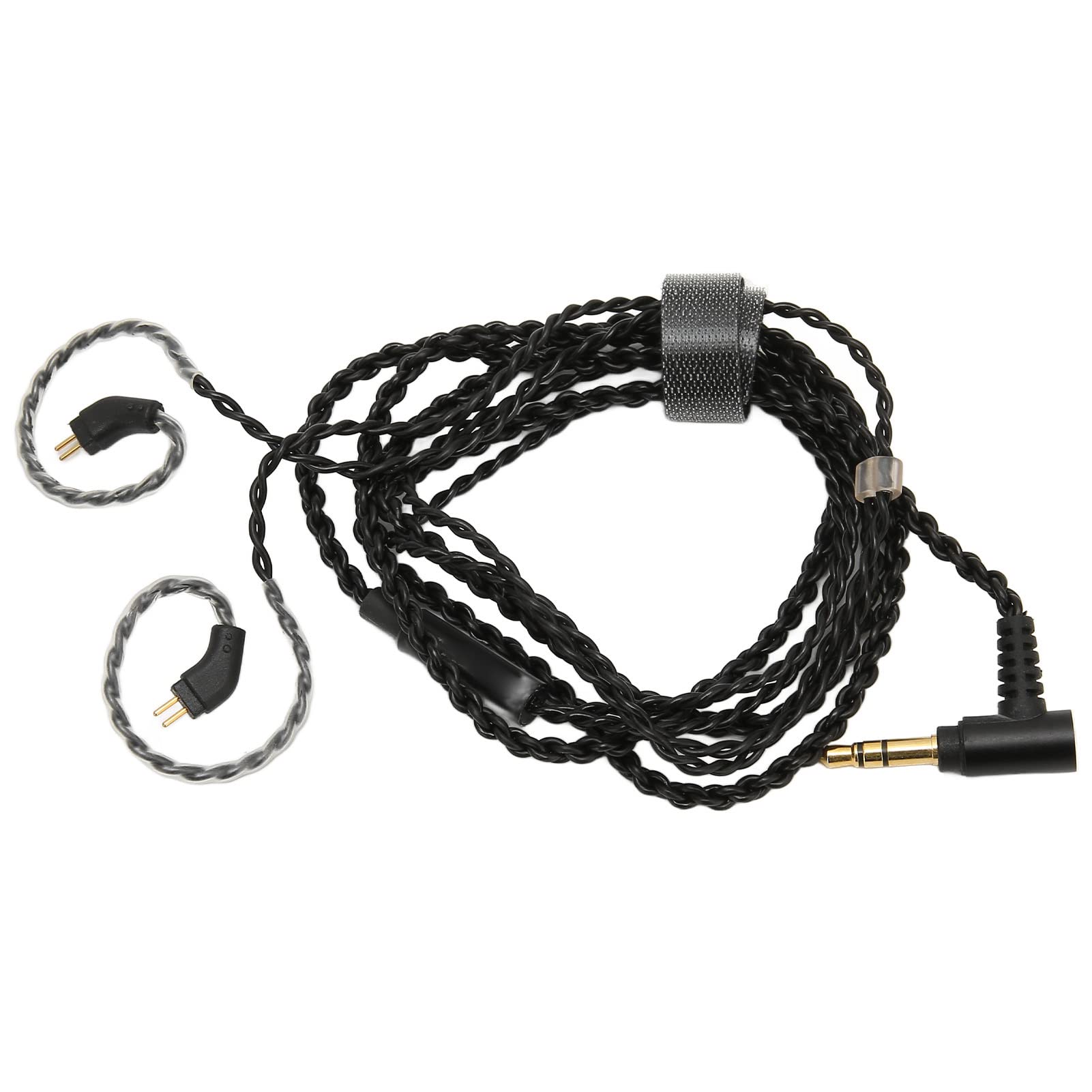 2Pin Earphone Replacement Cable - 3.5mm Headphone Cable for Answering Calls, Listening to Music, Full Three Band Balanced Sound Field