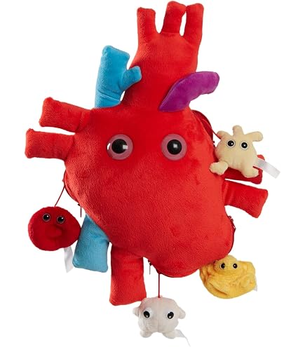 Amazon.com: GIANTmicrobes Heart Disease Plush, Get Well Soon