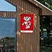 Wisconsin Badgers House Flag Banner