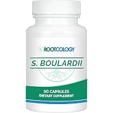 Rootcology S. Boulardii by Dr. Izabella Wentz | Probiotic | 30 Servings | S. Boulardii, Shelf-Stable Probiotic Yeast with 10 Billion CFU, Supports Gut Balance &amp; Digestive Health, 60 Capsules
