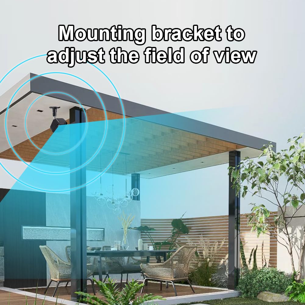 All-New Blink Outdoor Camera Mount, Compatible With Outdoor (4th & 3rd Gen), 360 Degree Adjustable Wall Mount With Sync Module Mount, Cameras Not Included (3Pack, Black)