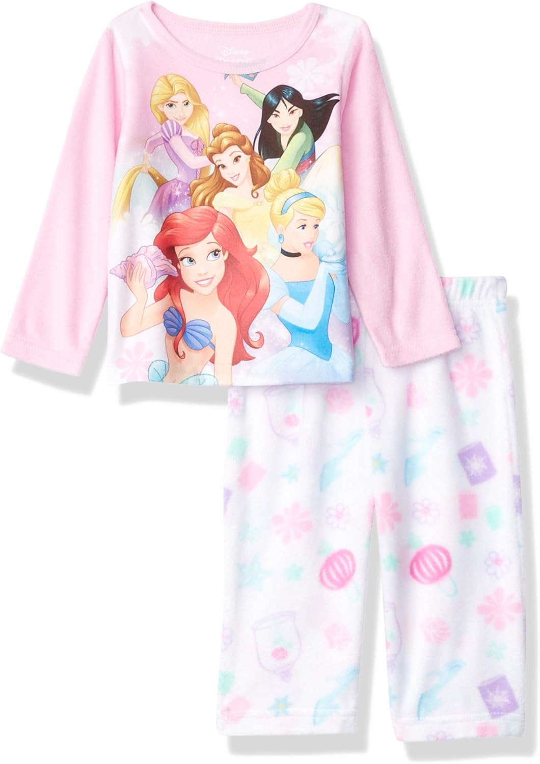 Disney Girls Girls' Multi Princess 2Piece Pajama Set Amazon.ca