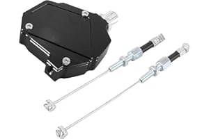 Hihaha Motorcycles Stunt Clutch/Outer Easy Pull Cable Line Economizer System for Motorcycle/Durable Aluminum Alloy/1Pcs Black