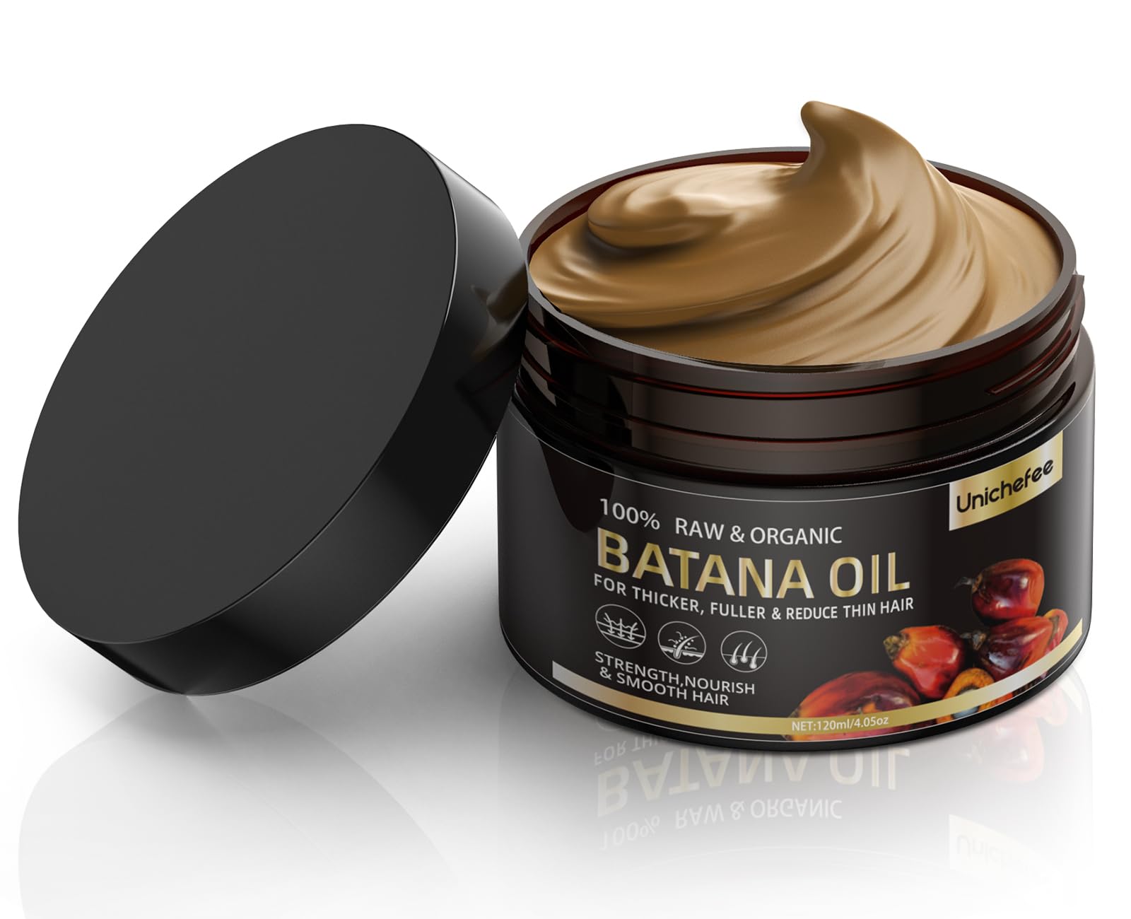 Unichefee Raw Batana Oil Dr. Sebi Approved Batana Oil Organic from ...