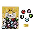 LZETC Universal Silicone Thumbsticks Caps Cat's Paw Handle Joystick Cover, Cap Cover Compatible with Sony PS4 / Xbox 360 Controllers Set of 20 Pieces