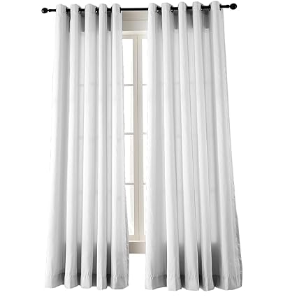 Amazon Com Chadmade Vintage Extra Long Drape Faux Dupioni Silk