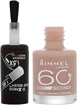 Rimmel 60 Seconds Nail Polish Caramel Cupcake One Coat Quick Dry view 2