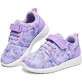 HIITAVE Toddler Tennis Shoes Girls Sneakers Walking Running Athletic Summer Shoes