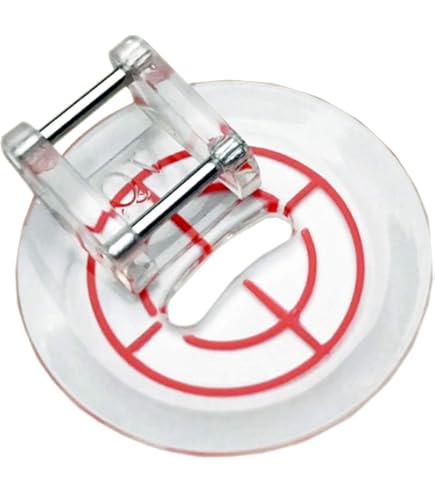 Little Foot Presser Free Motion Quilting Foot - Clear Big Foot For Low Shank Machines