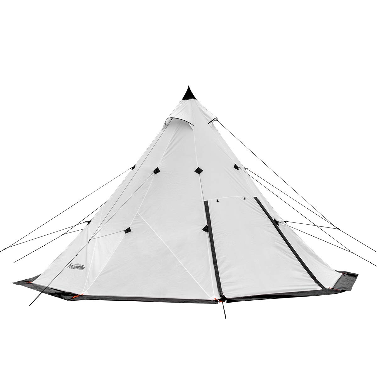 テント ホワイト 簡単設営 アウトドア 遠足 Pu3000 5 8人用 Naturehike公式ショップ 4シーズン キャンピング ワンポールテント B078z9l46h 防風防水 家庭 テント本体 超人気