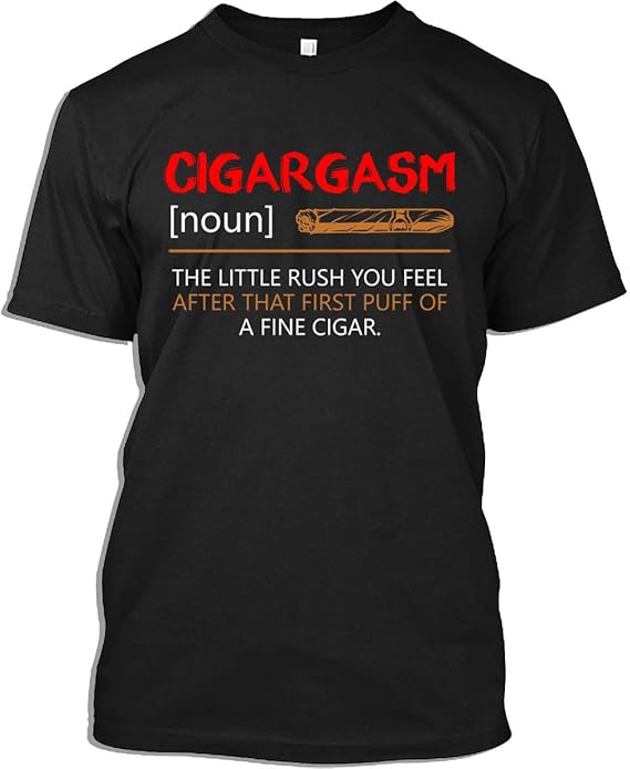 Cigar Tshirt Cigargasm Identity TShirt for Men Women Amazon.ca