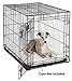 MidWest Homes for Pets QuietTime Dog Bed – White Fleece Bolster, Ultra-Soft and Machine Washable, Fits 36-Inch Crates and Carriers, for Medium to Large Breed Dogs