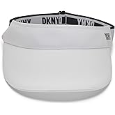 DKNY Womens Sporty Tennis Visor with Logo Band