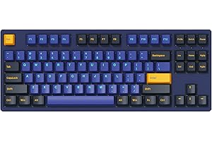 Akko Horizon 3087DS 87-Key TKL Wired Gaming Mechanical Keyboard, Programmable with Cherry Profiled PBT Double Shot Keycaps an