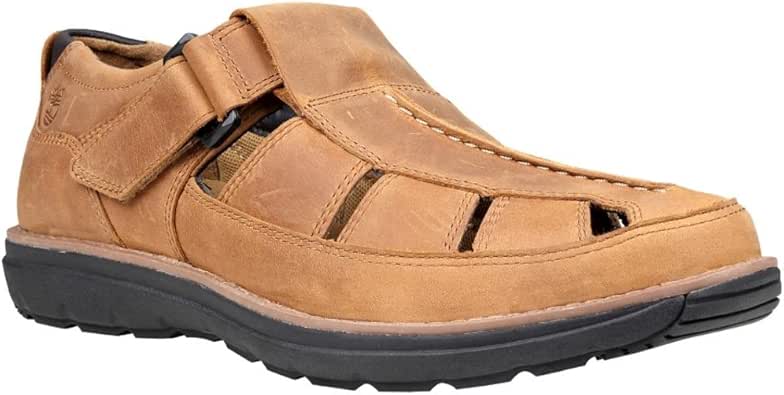 Amazon.com | Timberland Men's Barrett Park Fisherman Sandal, Tan, 8.5 M US | Sandals