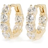 SHASHI Women's Manchester Hoops, Gold, One Size