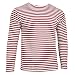 Genuine Russian OMON Special Forces TELNYASHKA - Red Striped MVD Long Sleeved T-Shirt Top (40" Chest (Medium))