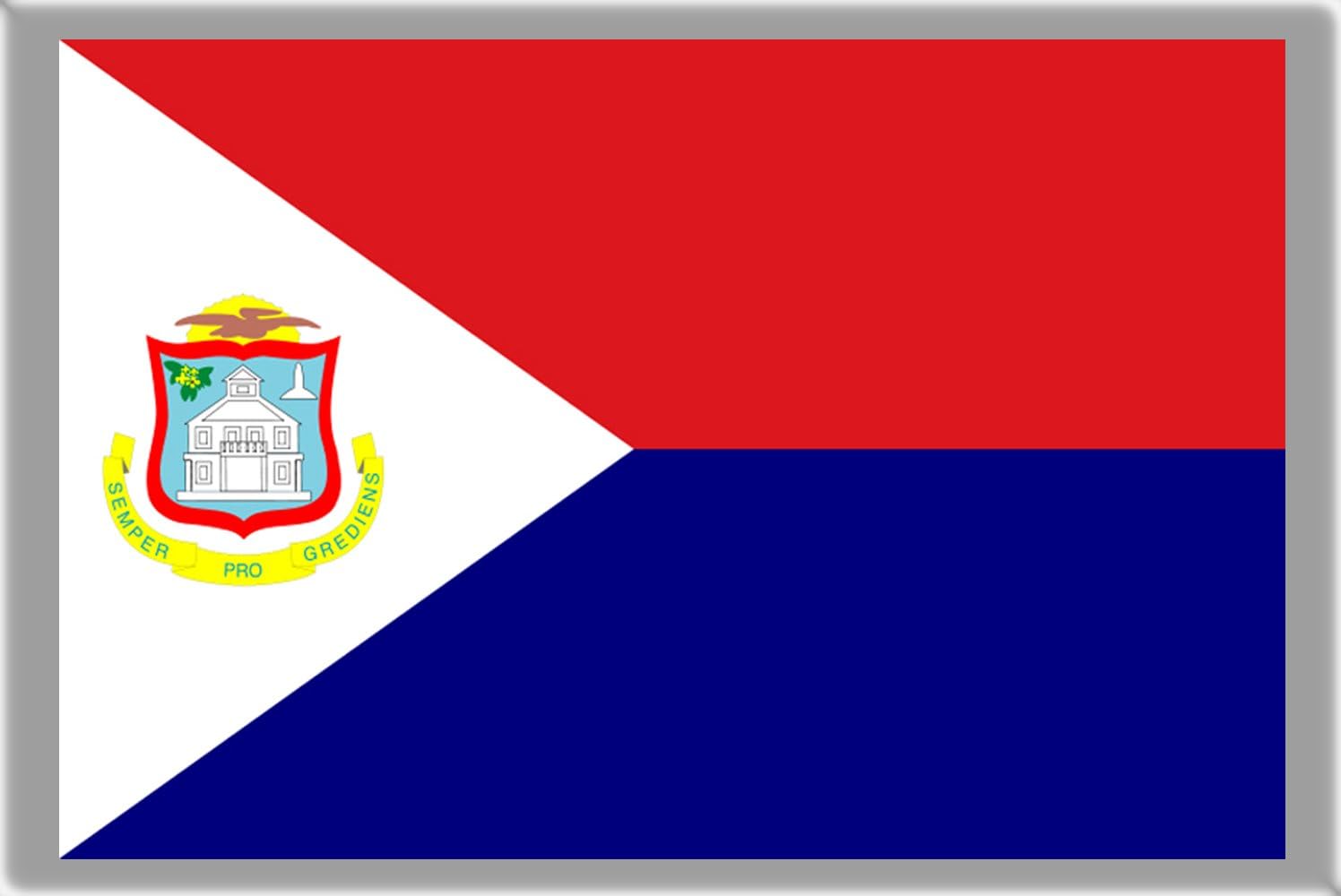 CFL SINT MAARTEN FLAG FRIDGE MAGNET REFRIGERATOR MAGNET