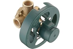 ULTRIMKIT 2510 Pressure Balancing Shower& Tub Valve, Compatible with Moen Fits Posi-Temp Trim Kit, Four Port Cycle Valve with Standard 1/2-Inch IPS Connections