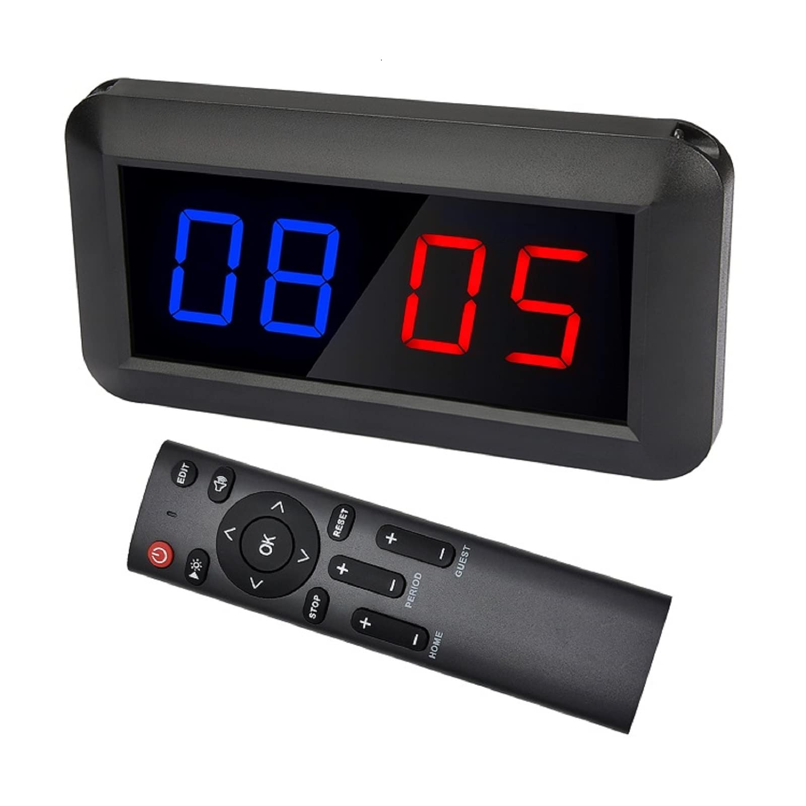 Jhering Electronic Scoreboards with Remote, Portable Score Keeper, Digital Scoreboard for Basketball Ping Pong Volleyball Indoor & Outdoor Sport