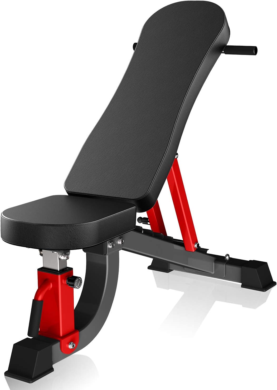 YouTen Adjustable Bench Press for Abs Exercise Like Dragon Flag, Easy Moving Versatility Flat Incline Decline Bench, Weight Capacity Home Gym Equipment