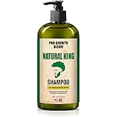 SFC Natural King Jamaican Black Castor Oil Shampoo for Men 33.8 oz. - Men's Cleansing Shampoo that Thickens Hair, Strengthens Hair and Boosts Growth